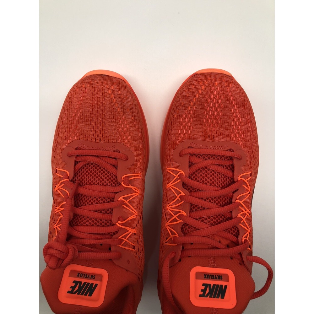 Nike Lunar Skyelux Max Orange Dark Cayenne 2016 Size 9.5 Brand New Running Shoes - Picture 6 of 9